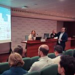 El president del COFB, Jordi Casas, durant la presentació de l’Informe de Presidència.