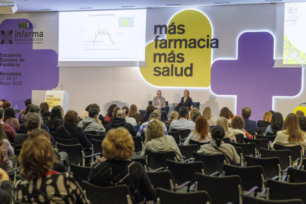 Xavier Tejedor (esquerra) junt amb la Dra. Garaulet (dreta)