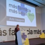 Núria Bosch en un moment de la inauguració d'Infarma Barcelona 2025.