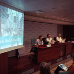 D’esquerra a dreta: Marta Gento, Jordi Casas i Miquel Recasens.