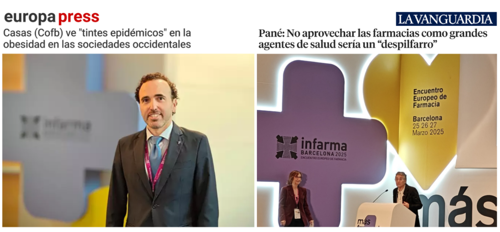 Març i abril: Infarma Barcelona 2025, la presentació de l’app “La Meva Farmàcia” i el cribratge de càncer de còlon i recte, temes més destacats als mitjans