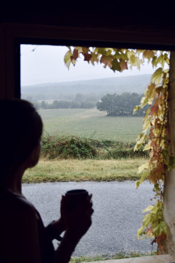 "Marc tardor en camp olor a pluja"