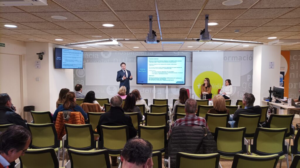 Carles Gorgojo, soci-director d’INVESTA, en un moment de la seva presentació.