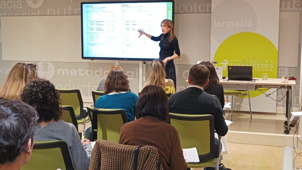 Natalia Zaldua en un moment de la seva intervenció.