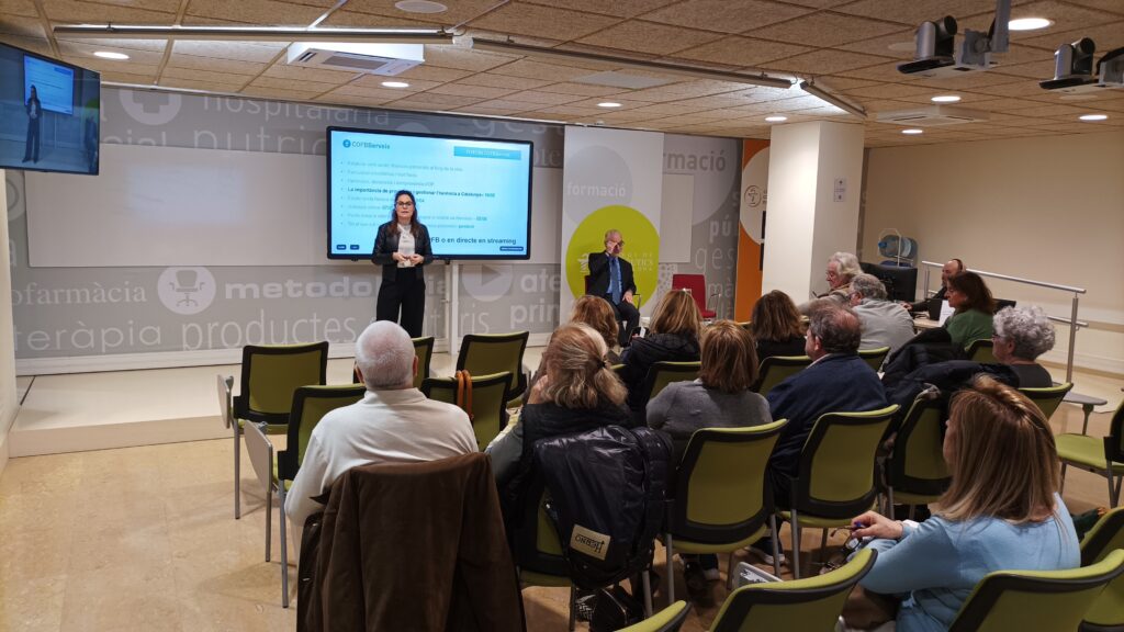 Elena Palau va presentar la sessió “La importància de programar l’herència a Catalunya”