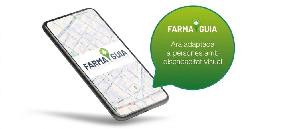 El localitzador de farmàcies Farmaguia s’adapta per a persones amb discapacitat visual