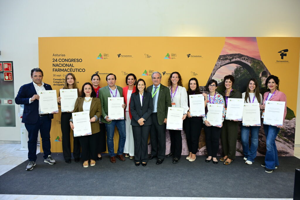 Guardonats a les millors comunicacions del 24 Congreso Nacional Farmacéutico.